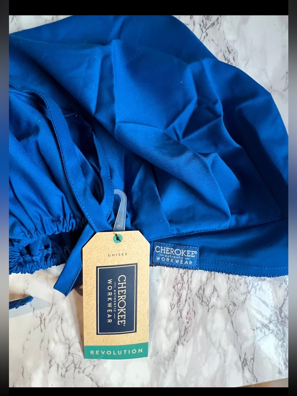 Cherokee workwear Scrub hat in the color Royal Blue multiple available unisex - Picture 5 of 5